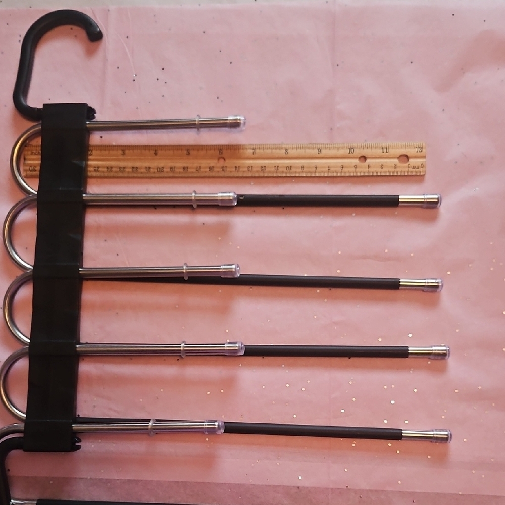 Set of 2 Black Multi-Purpose Hanger - Picture 2 of 3